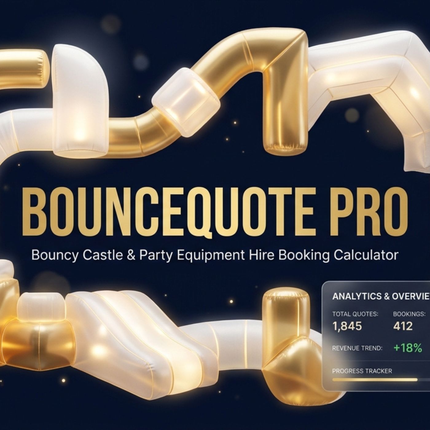 BounceQuote Pro — Bouncy Castle and Party Equipment Hire Booking Calculator