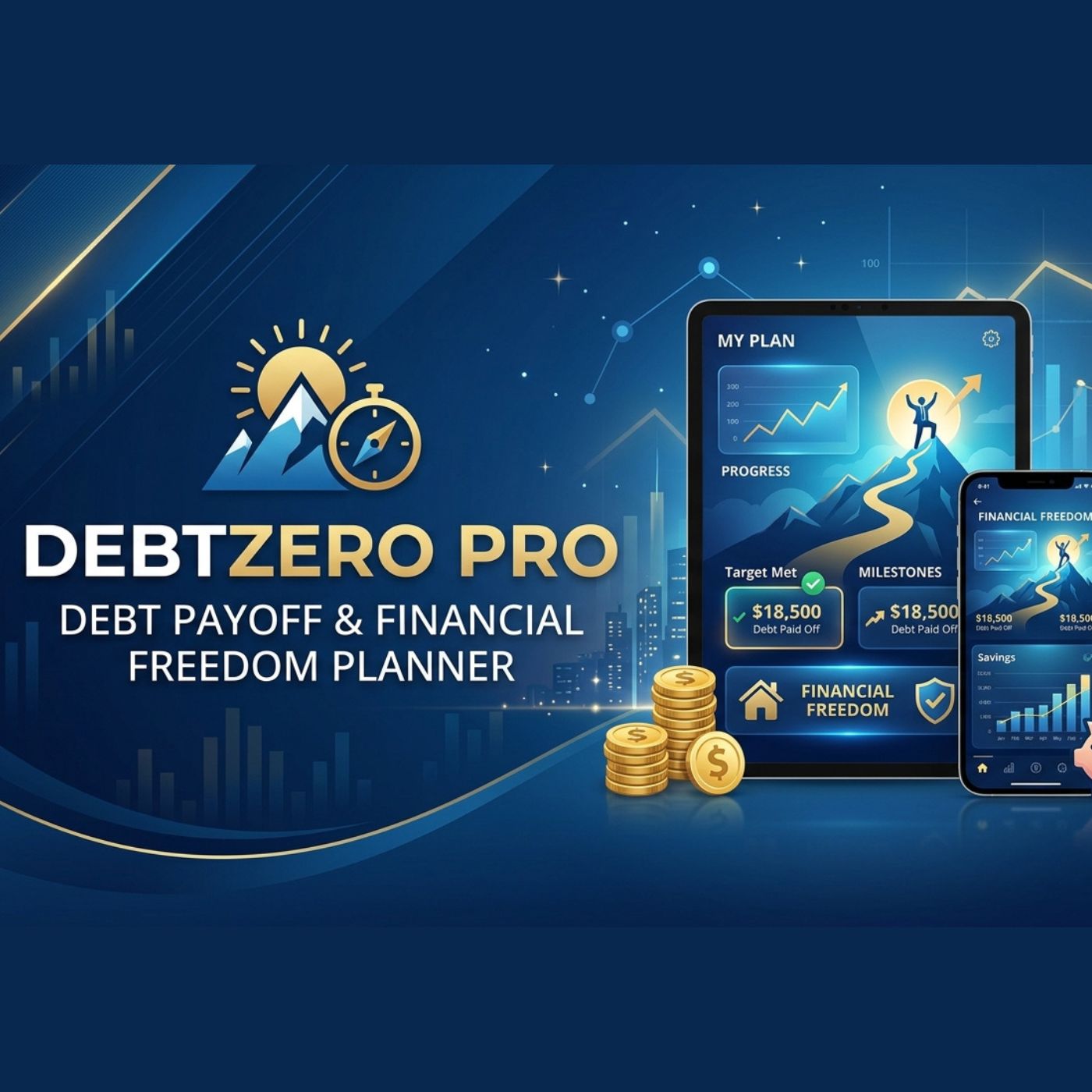 DebtZero Pro — Debt Payoff & Financial Freedom Planner