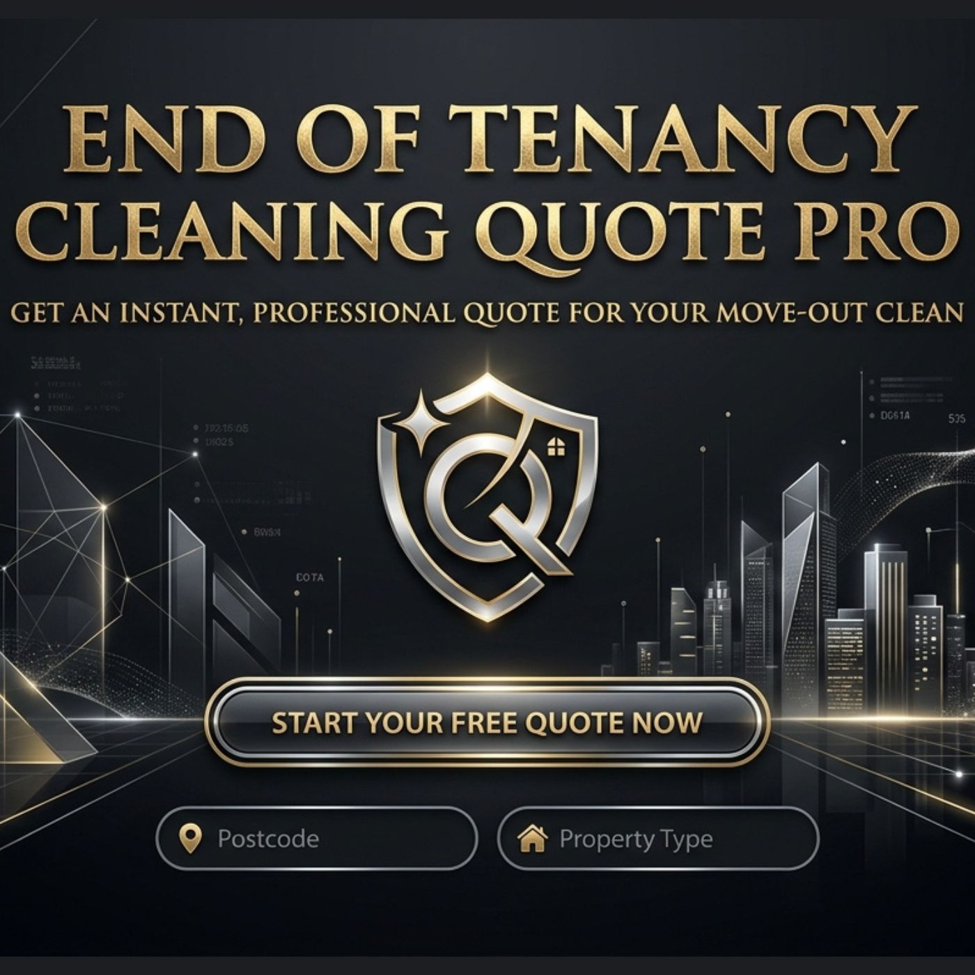 End of Tenancy Cleaning Quote Pro room and size pricing calculator