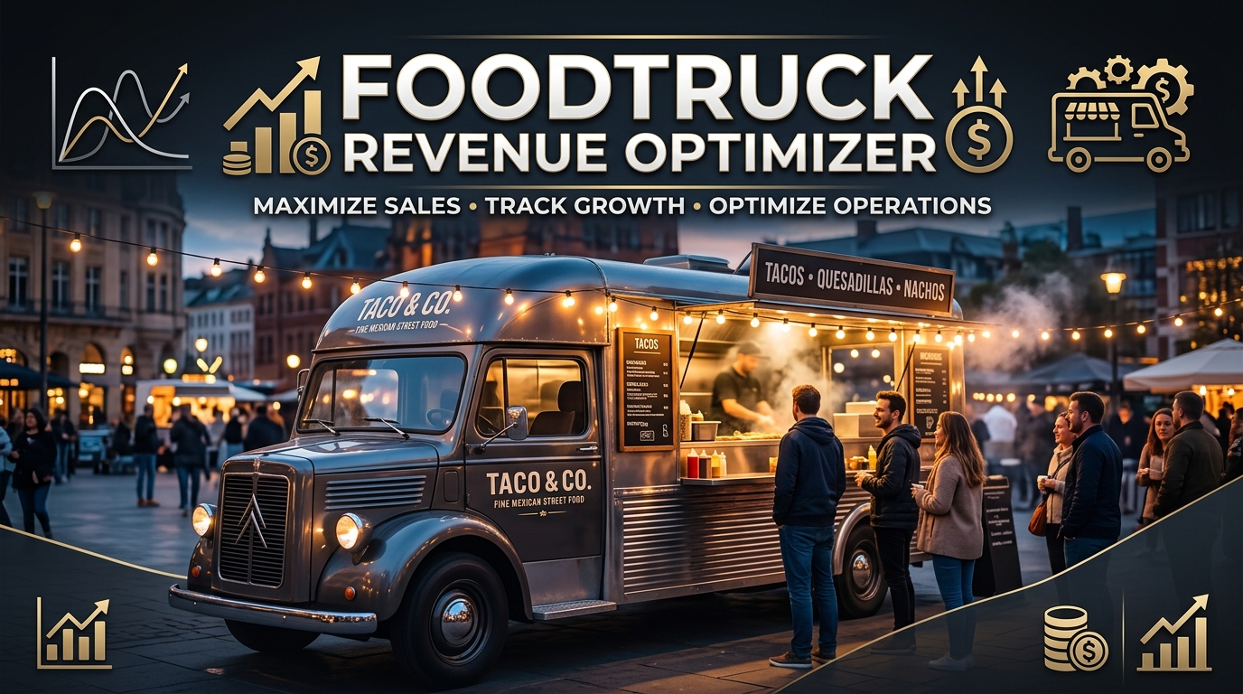 FoodTruck Revenue Optimizer profit calculator