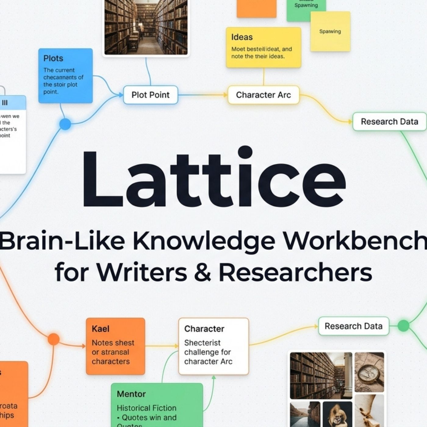 Lattice — Brain-Like Knowledge Workbench for Writers & Researchers