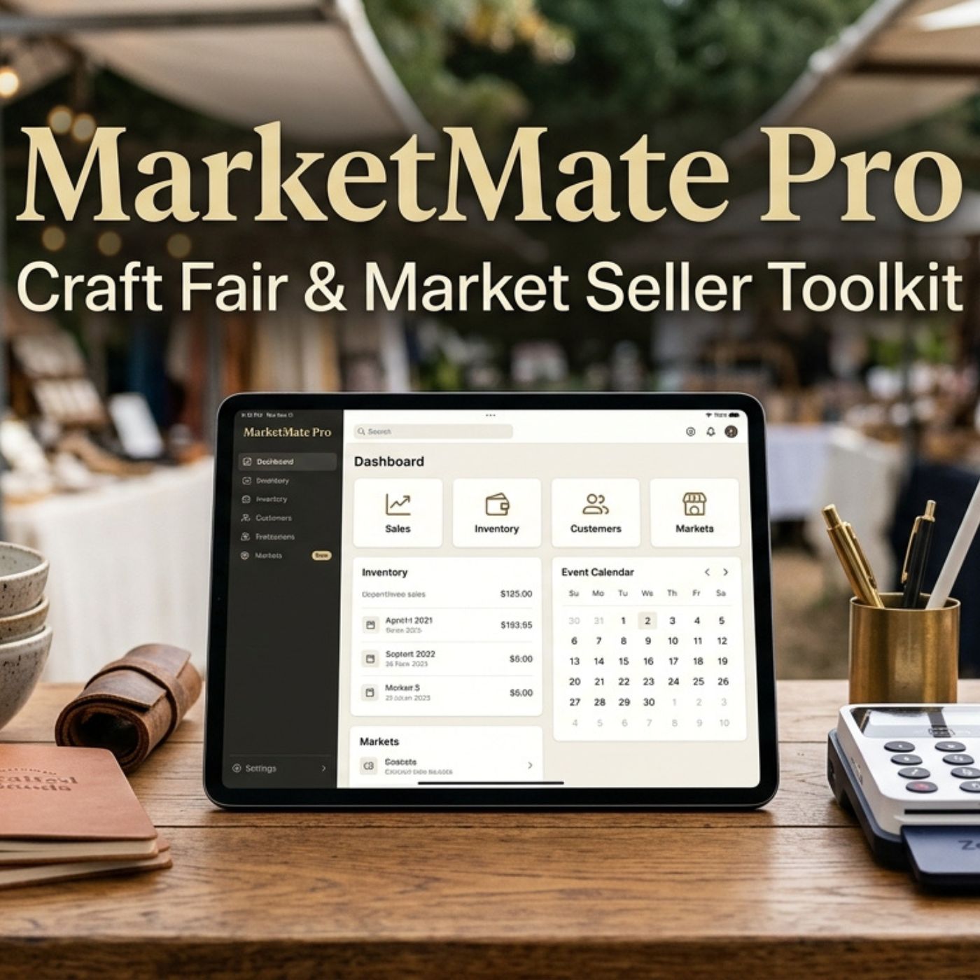 MarketMate Pro craft fair and market seller toolkit