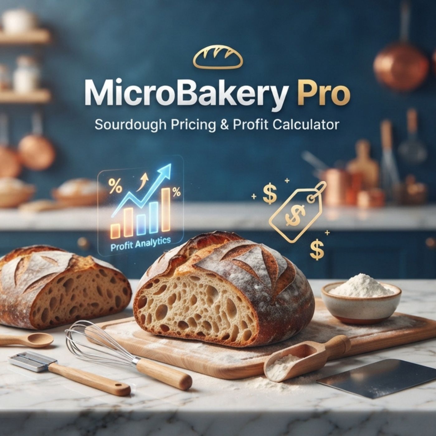 MicroBakery Pro — Sourdough Pricing & Profit Calculator