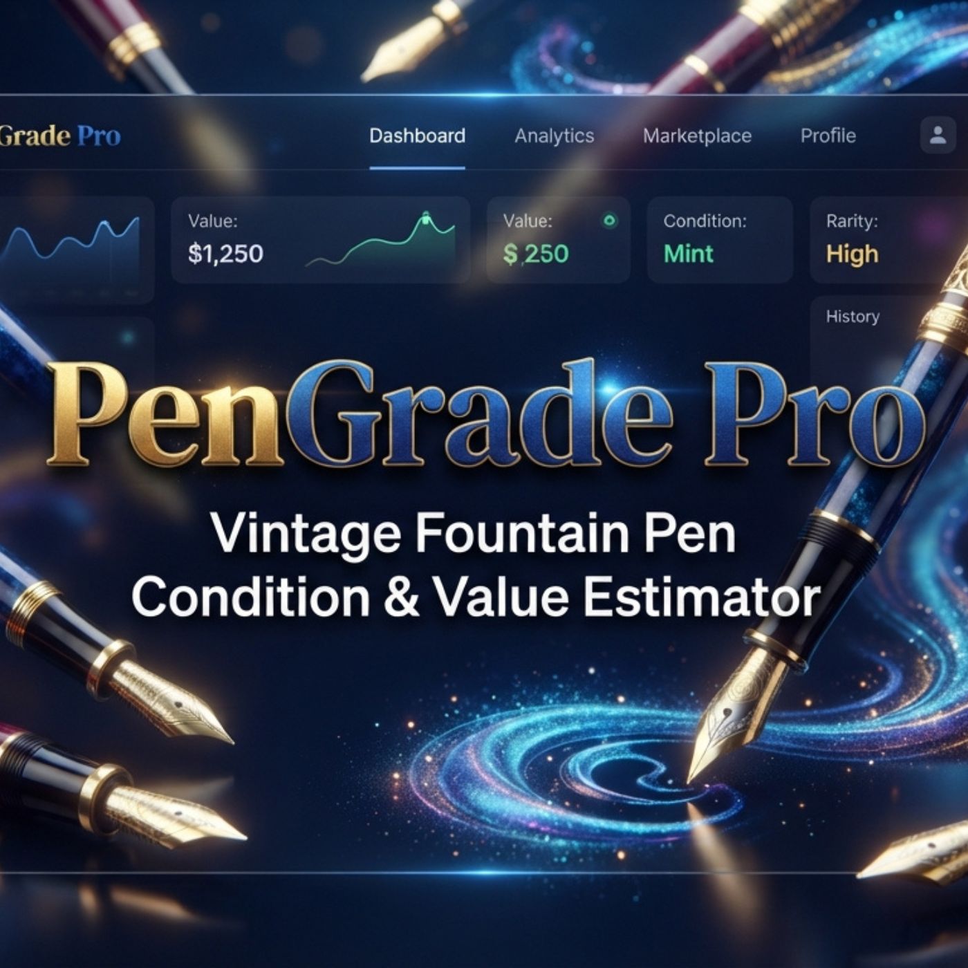 PenGrade Pro — Vintage Fountain Pen Condition & Value Estimator
