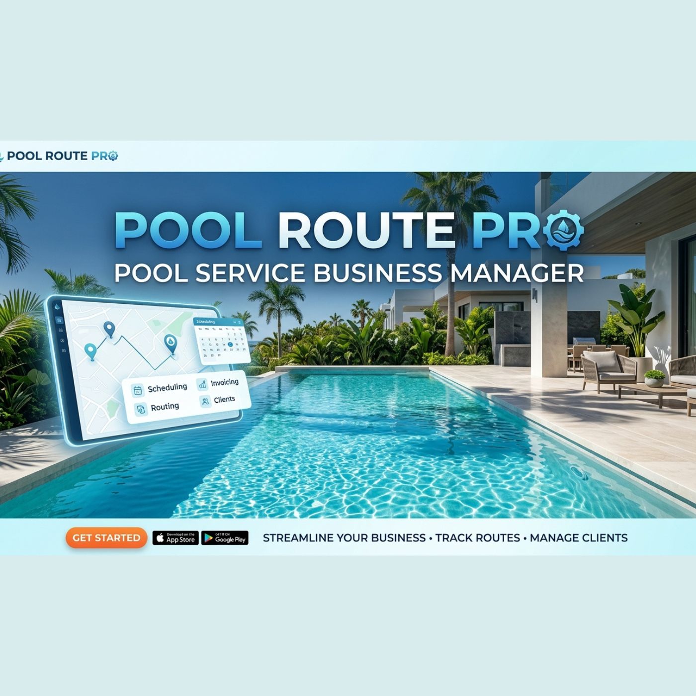 Pool Route Pro pool service business manager