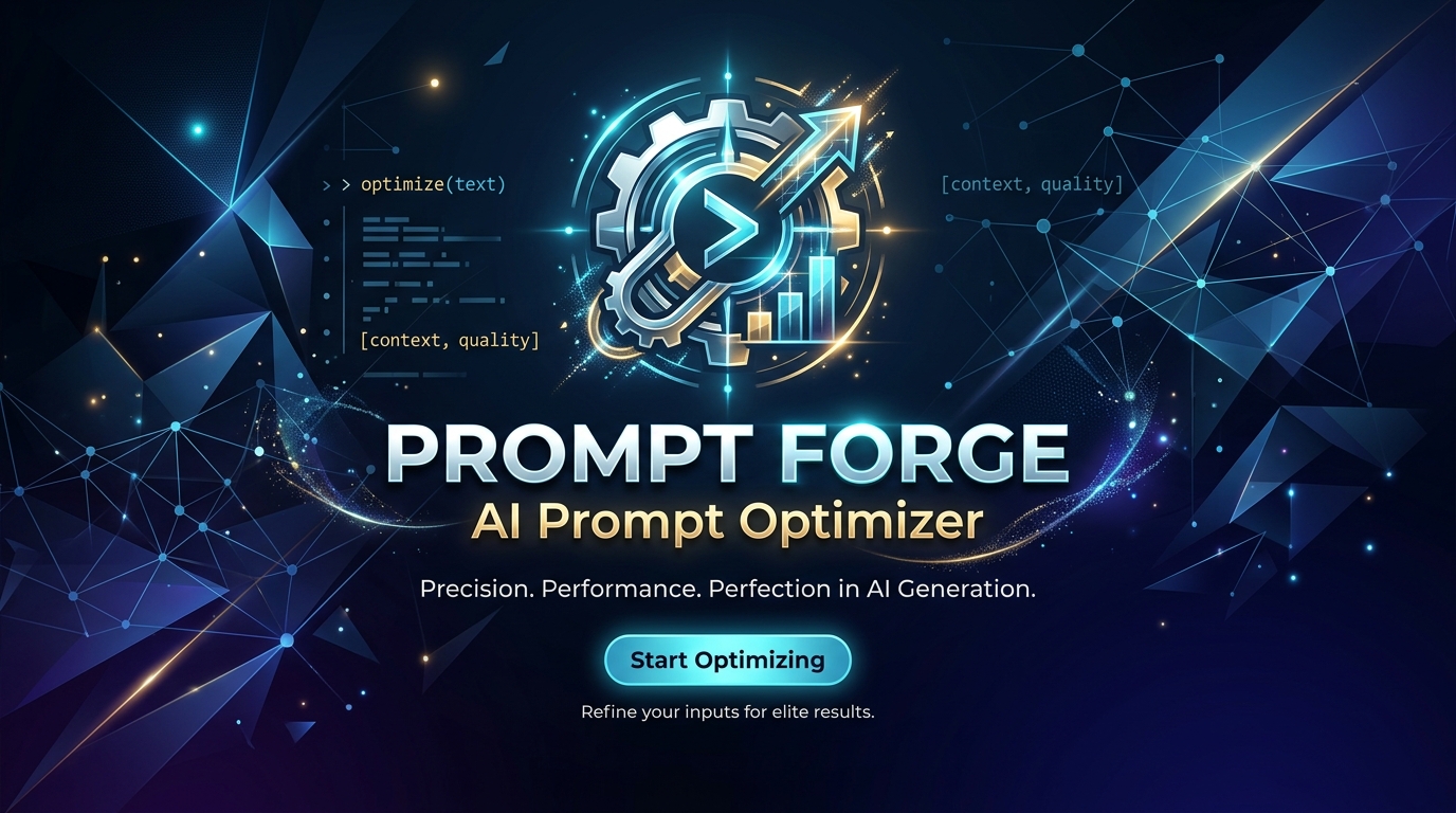 Prompt Forge AI prompt optimizer for ChatGPT, Claude and Midjourney