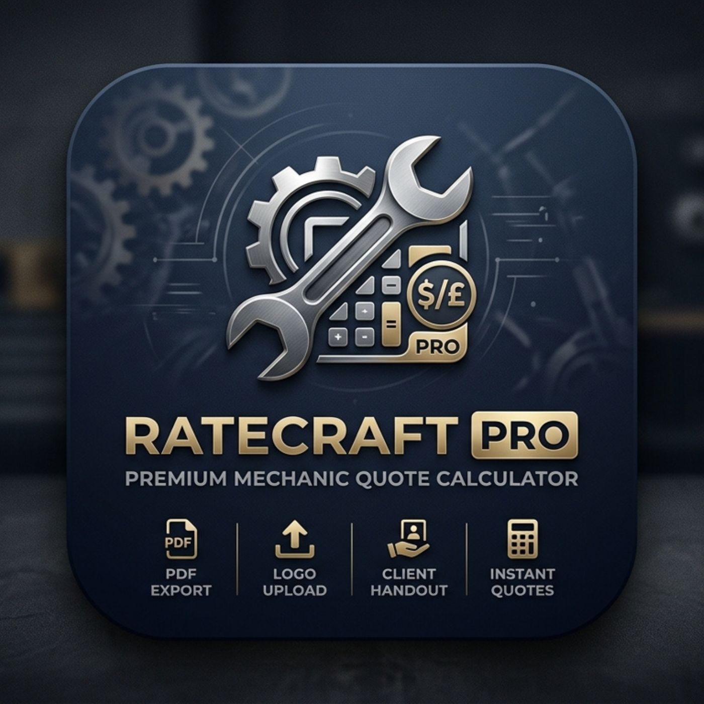 RateCraft Pro mechanic quote calculator