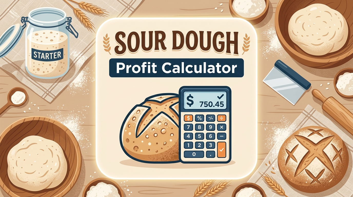 Sourdough Profit Calculator artisan bread pricing tool