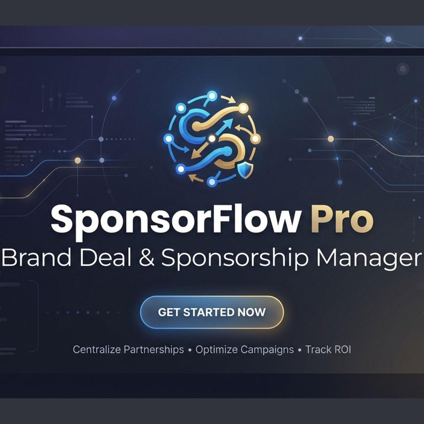 SponsorFlow Pro brand deal and sponsorship manager for creators