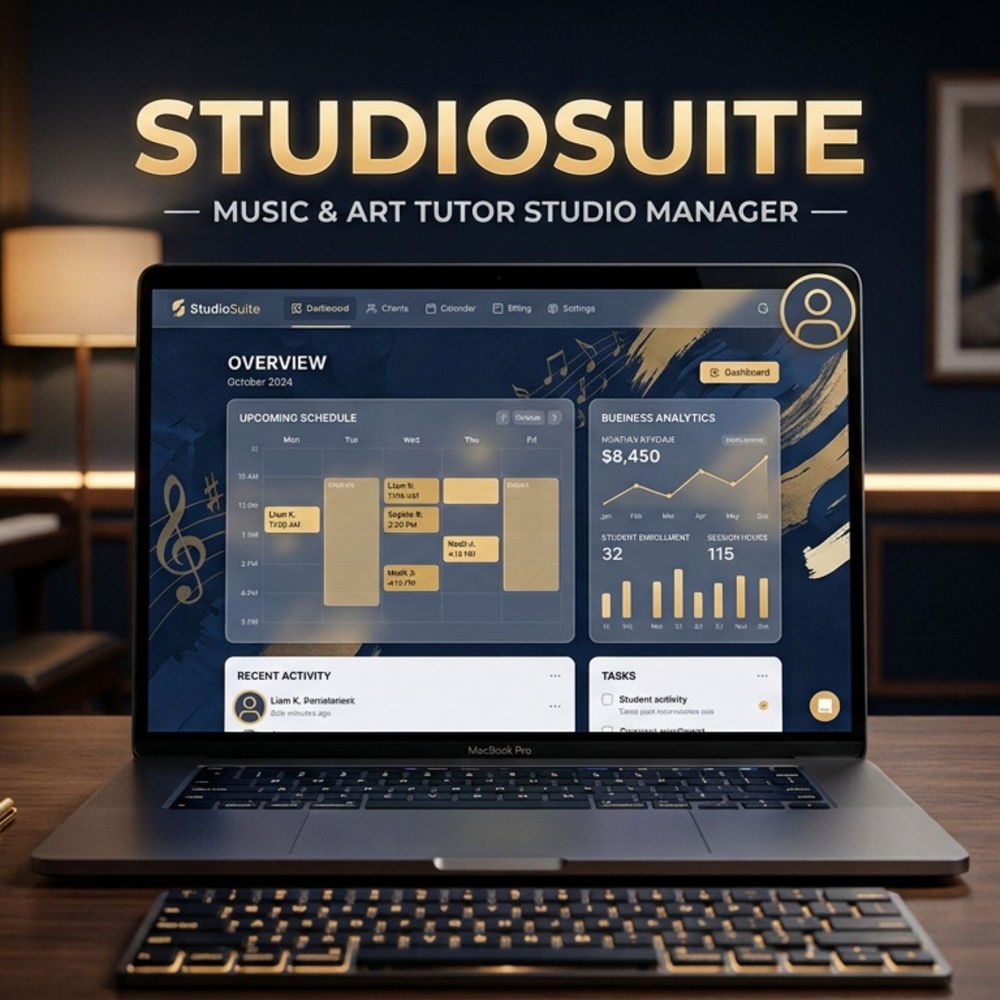 StudioSuite — Music and Art Tutor Studio Manager