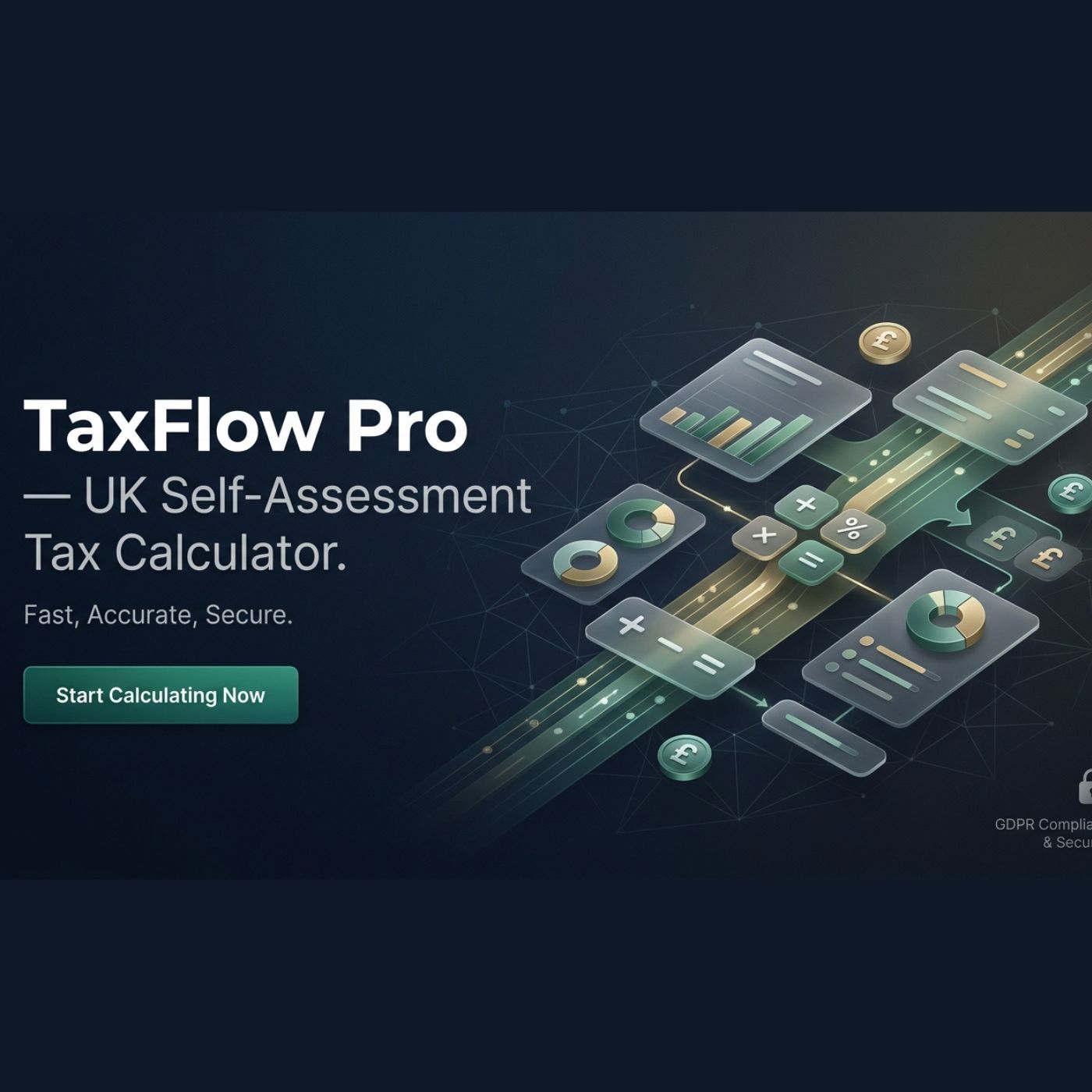 TaxFlow Pro UK self-assessment tax calculator
