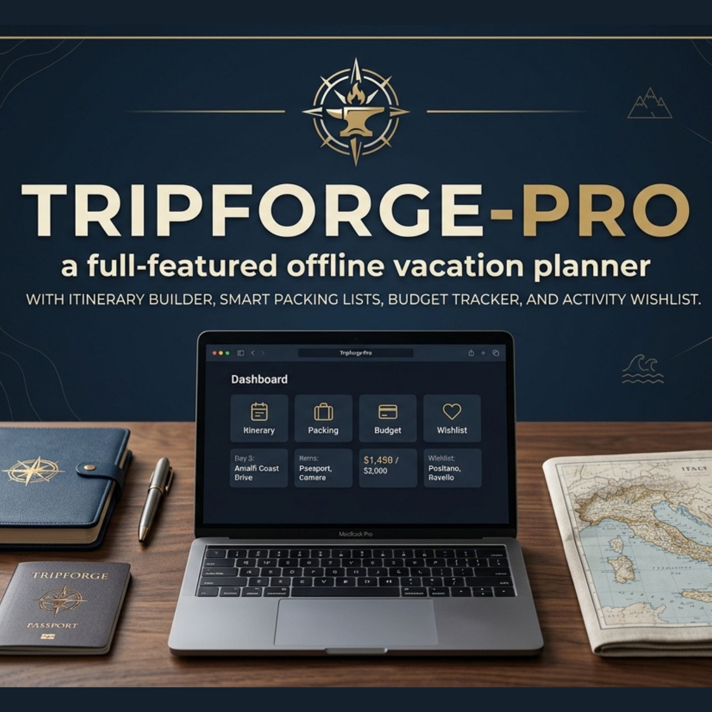 TripForge Pro — Ultimate Vacation Planner App