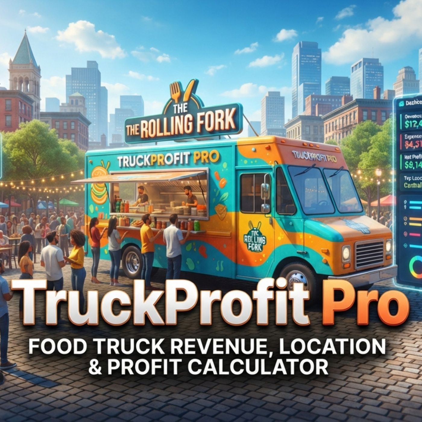 TruckProfit Pro — Food Truck Revenue, Location & Profit Calculator