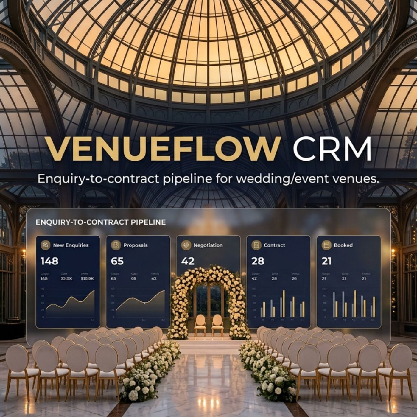 VenueFlow CRM — Enquiry-to-Contract Pipeline for Wedding & Event Venues