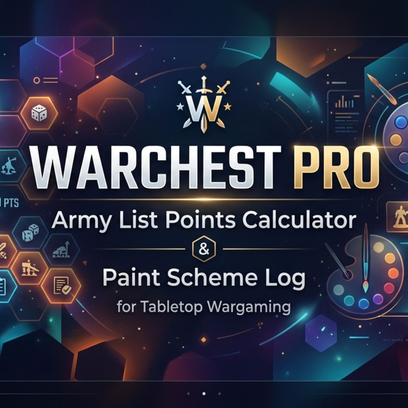 WarChest Pro — Tabletop Wargaming Army List and Paint Log